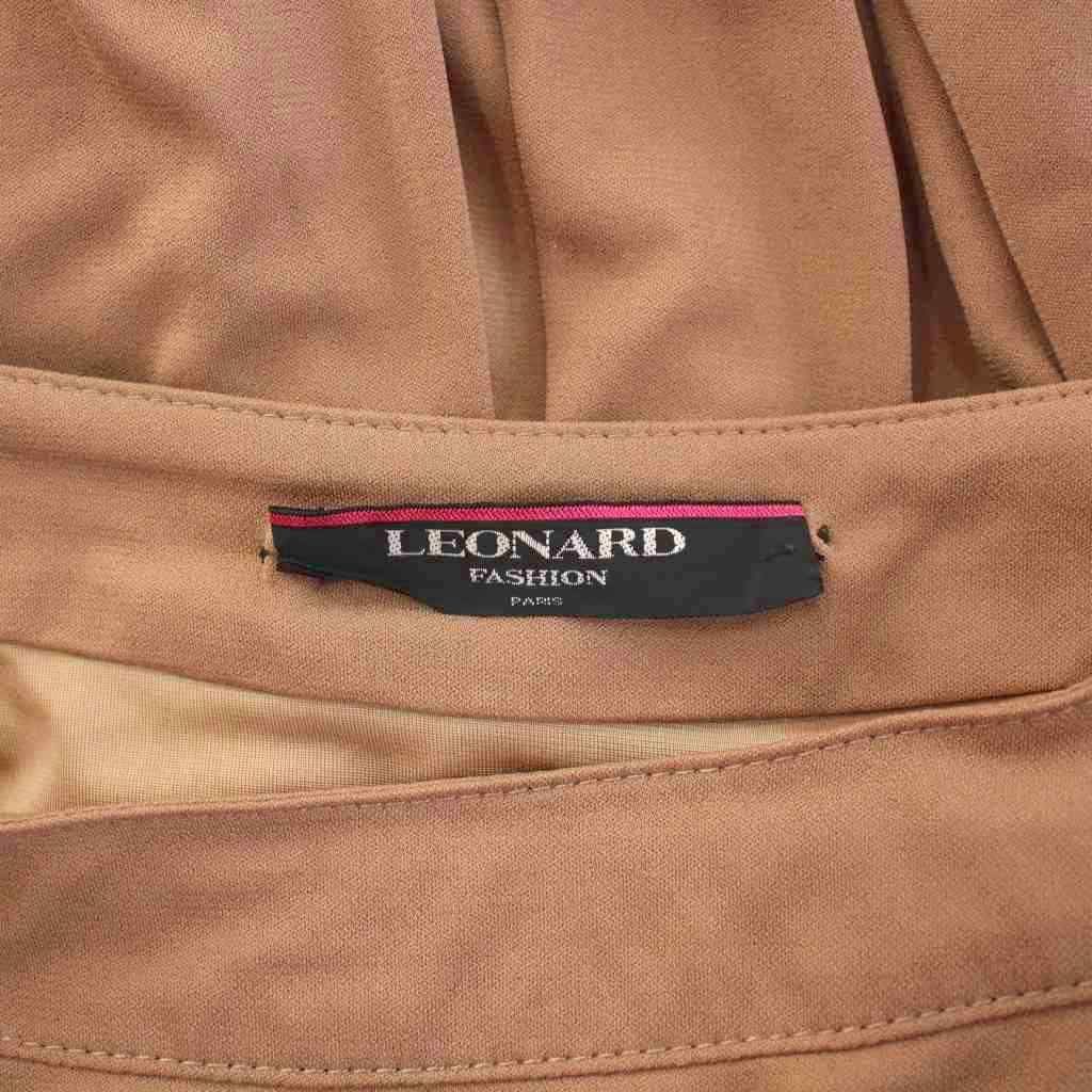 レオナール LEONARD フレアスカート ミモレ ロング ストレッチ