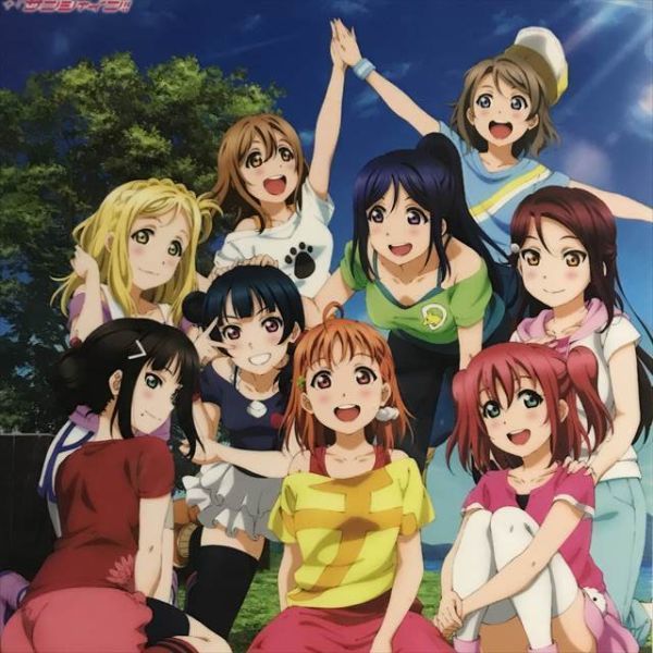 X1693 ◇ラブライブ サンシャイン ゲーマーズ特典 A3サイズ クリア