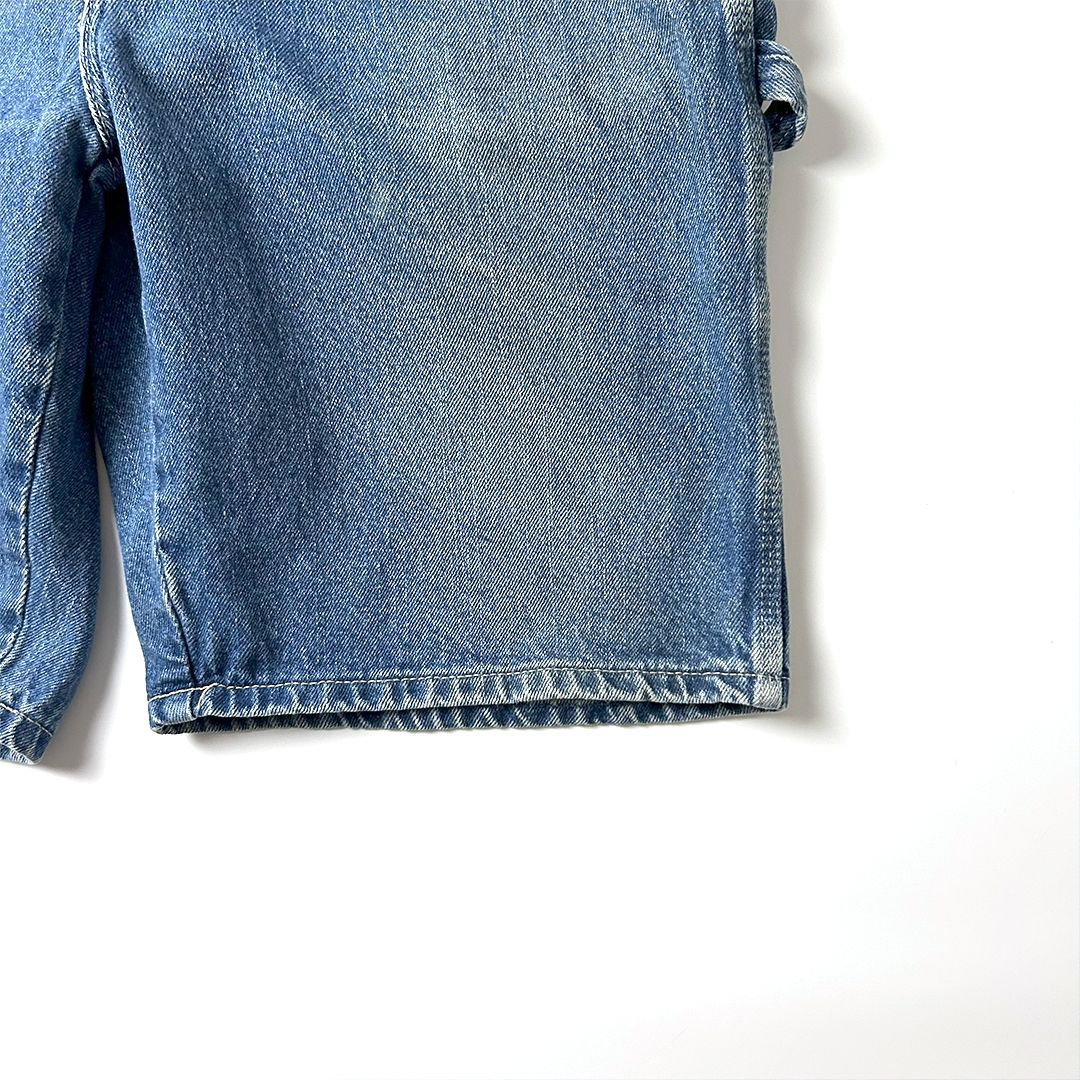 00s Dickies \"バギーショーツ\" デニム 00's Dickies 先染めブラックデニム バギーショーツ