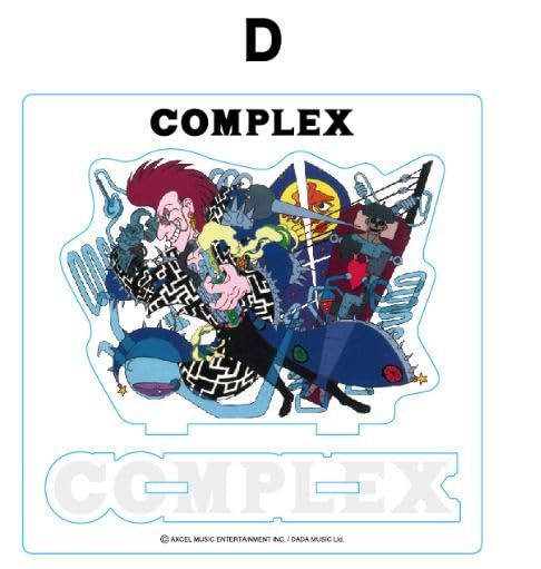 [新品未開封] COMPLEX　日本一心 アクリルスタンドA～D COMPLEX（コンプレックス）2024 日本一心 グッズ 吉川晃司 布袋寅泰