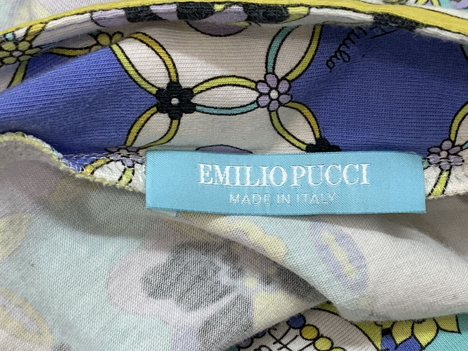 EMILIO PUCCIエミリオプッチ ノースリーブ 膝丈ワンピース