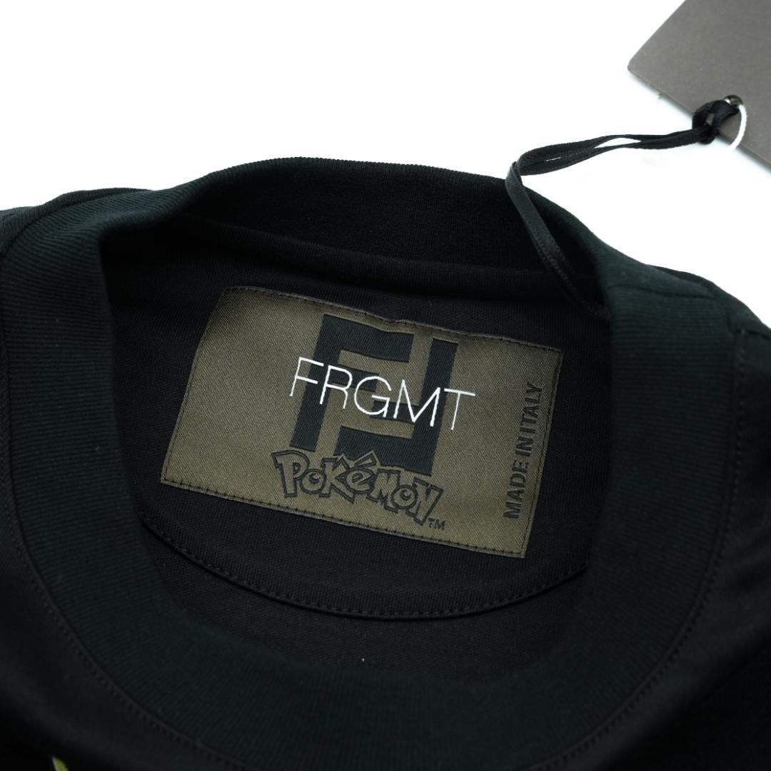  FENDI FRGMT×POKÉMON カイリュー Tシャツ ブラック XXS 半袖(Tシャツ) Tシャツ カットソー