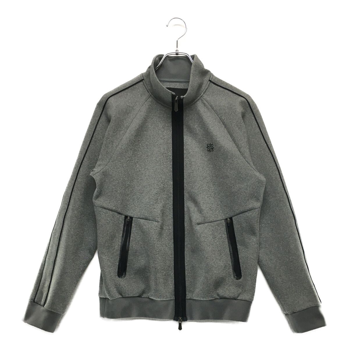 中古 メンズ セントアンドリュース StANDREWS フルジップアウター M グレー ダンボールニット ダブルジップ