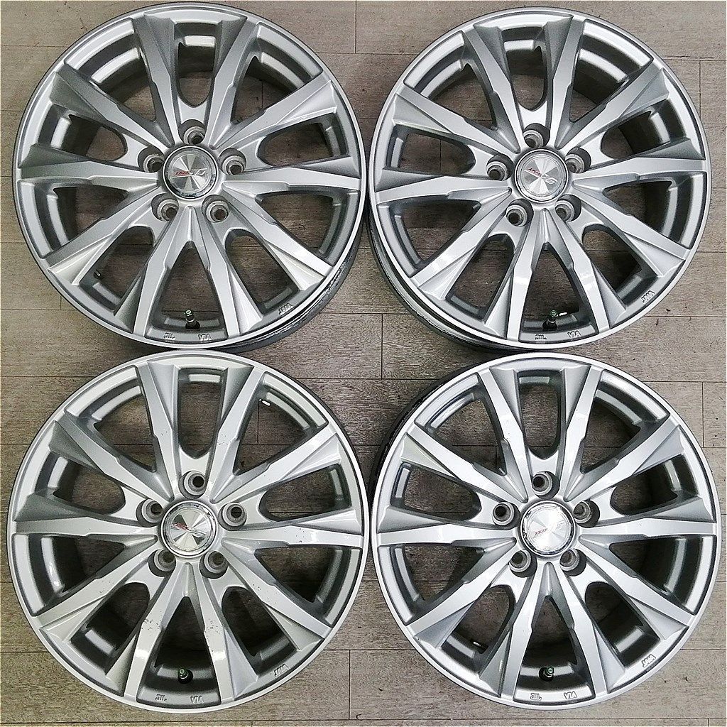 社外アルミ weds JOKER 15インチ 15x6J 43 100-5H プリウス向