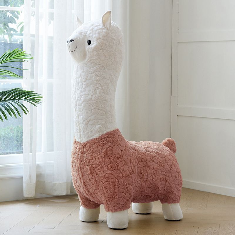 ! アルパカモデルのぬいぐるみスツール