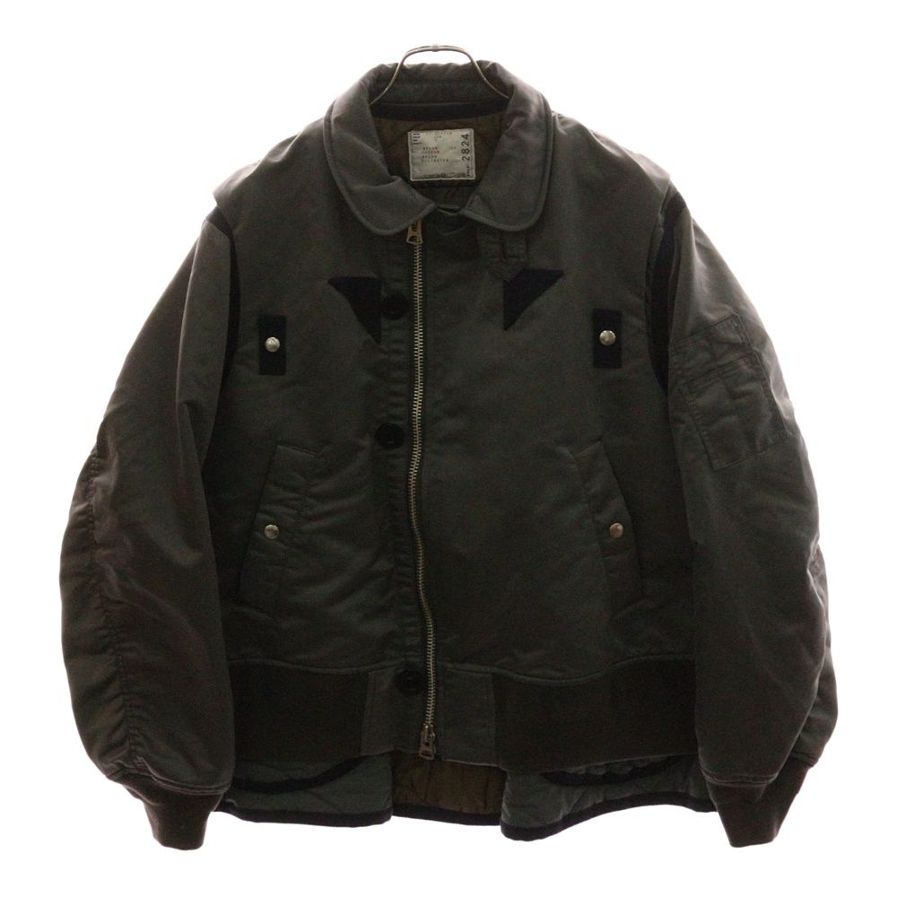 Sacai (サカイ) 22AW ナイロンツイルミックスブルゾン フライト