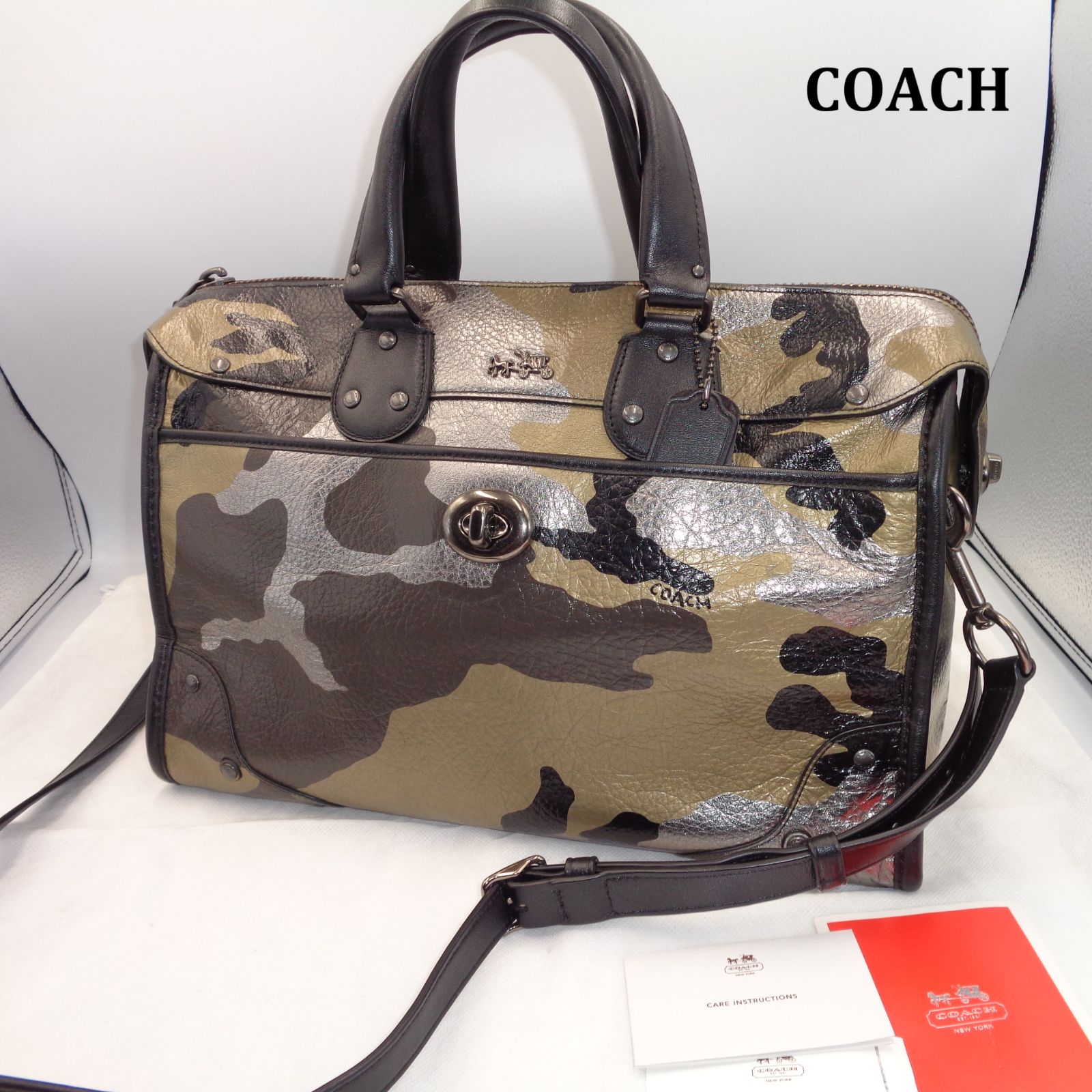 値下げ】【COACH】コーチ ハンドバッグ『ライダー サッチェル