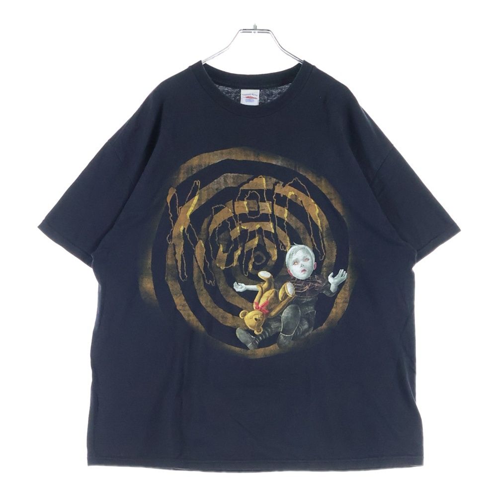 VINTAGE (ヴィンテージ) 00's KORN コーン プリント半袖Tシャツ