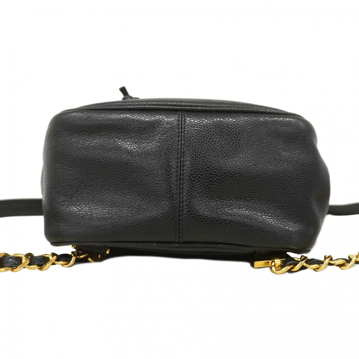 5hb0563-h】シャネル リュック・デイパック キャビアスキン ブラック  