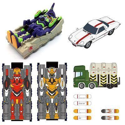 チョロQ エヴァンゲリオン新劇場版 Amazon.co.jp: チョロQ ヱヴァンゲリヲン輸送専用貨物車4台