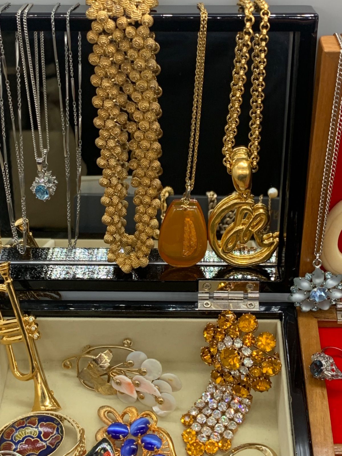 遺品整理　生前整理　リング　ネックレス　まとめ　レディース ③遺品 生前整理品 アクセサリーまとめ売り - メルカリ