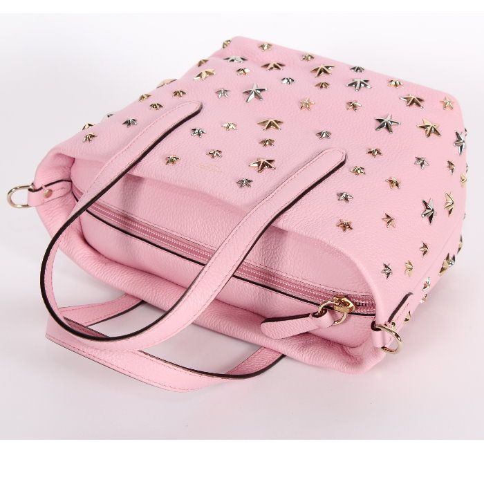 ジミーチュウ キャップ ピンク 未使用品 JIMMY CHOO ジミーチュウ 2WAY トートバッグ アイスピンク 249