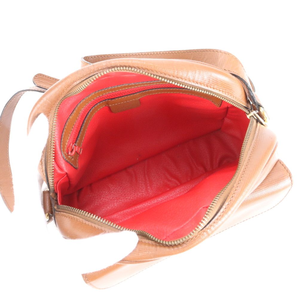 極美品 ヴィンテージ セリーヌ サークルロゴ レザー ショルダーバッグ  