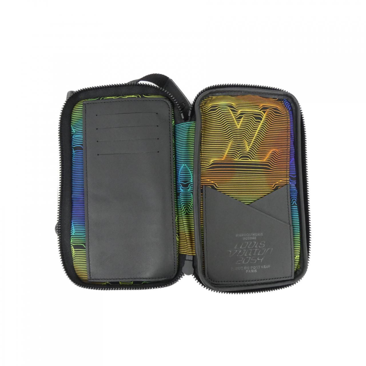 正規 LOUIS VUITTON 2054 ルイヴィトン ダブル フォン ポーチ ルイヴィトン LOUIS VUITTON 2054 ダブル フォン ポーチ M80141