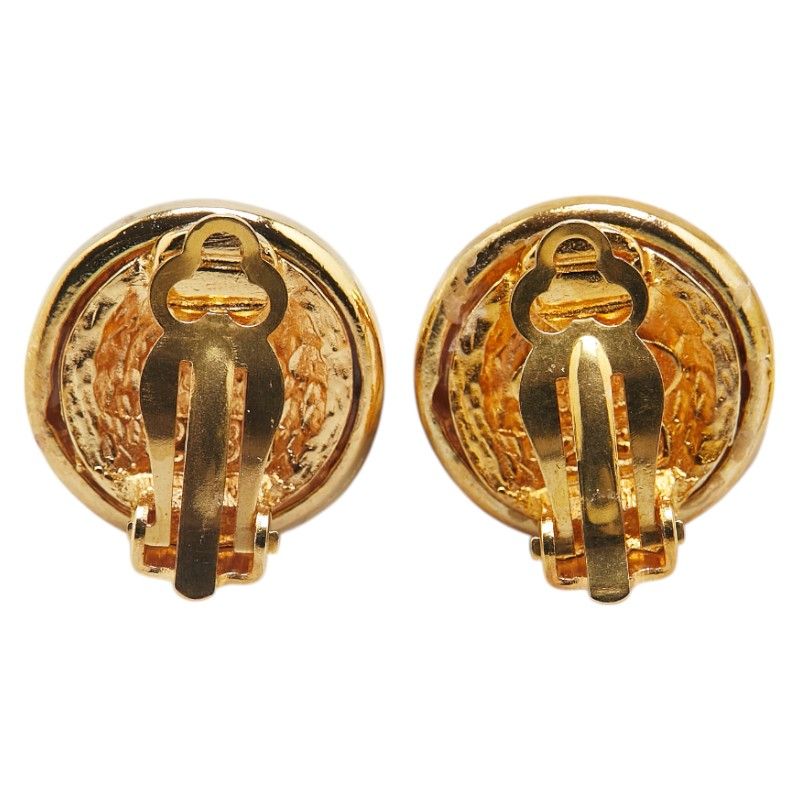 CHANEL ヴィンテージ　イヤリング 今日WTO】Chanel シャネル ヴィンテージ ダブル C イヤリング