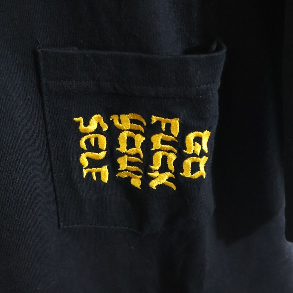 新品 17SS Supreme Fuck Yourself Bandana プリント バンダナ Black 黒 Supreme - 17ss Supreme Go Fuck yourself Pocket teeの通販 by