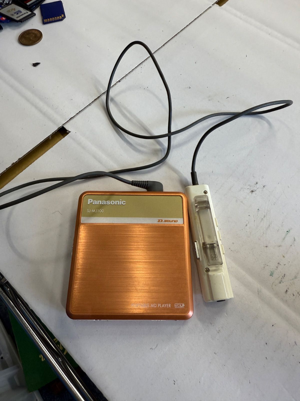 パナソニック ポータブルMD SJ-MJ100 ポータブルMDプレーヤー