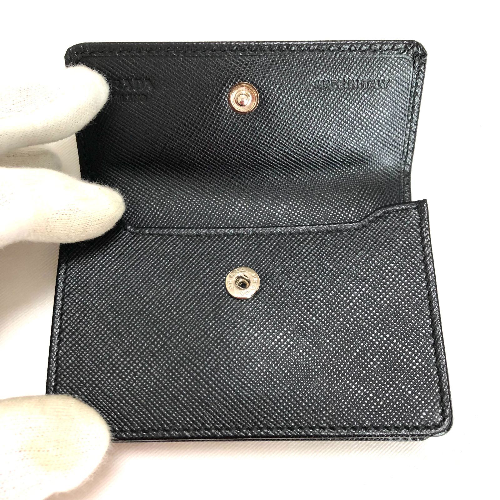 PRADA サフィアーノレザー 名刺入れ ☆PRADA ☆サフィアーノレザーカードケース (PRADA/カードケース