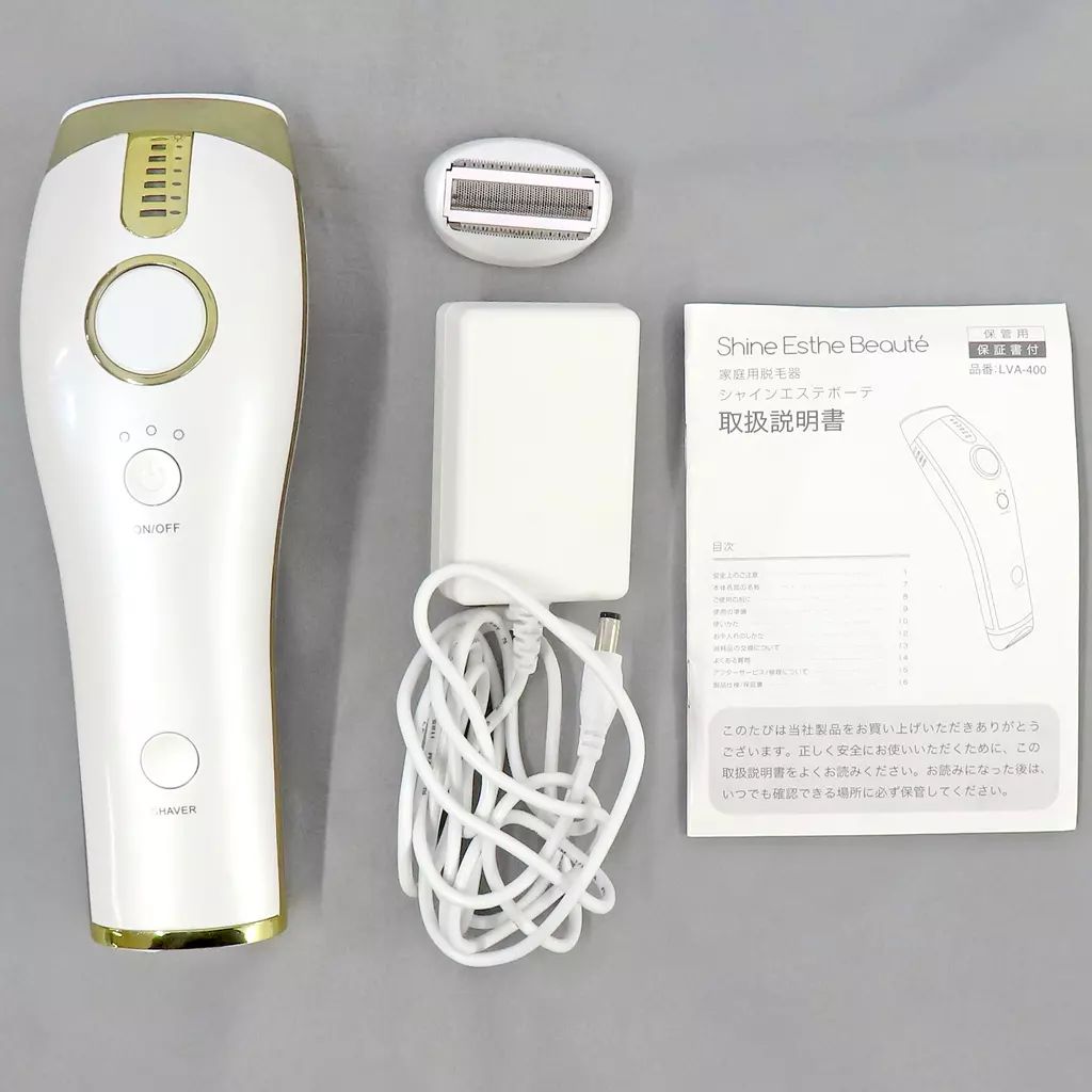 中古】美容・健康家電 MUK 家庭用脱毛器 シャインエステボーテ