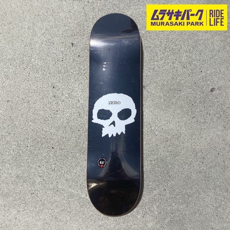 ムラサキパーク公式】ZERO SINGLE SKULL DECK 8.0 inch ゼロ