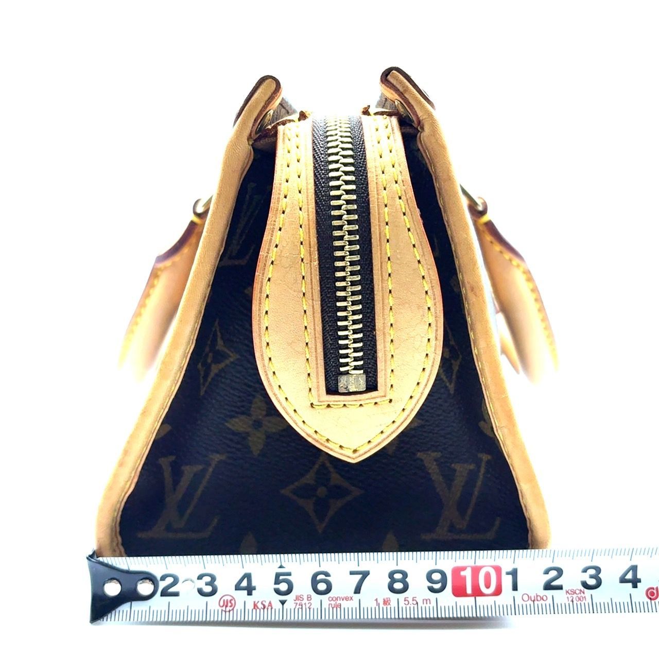 LOUIS VUITTON ハンドバッグ モノグラム ポパンクール オ ブラウン ルイ・ヴィトン LOUIS VUITTON ポパンクール・オ M40007