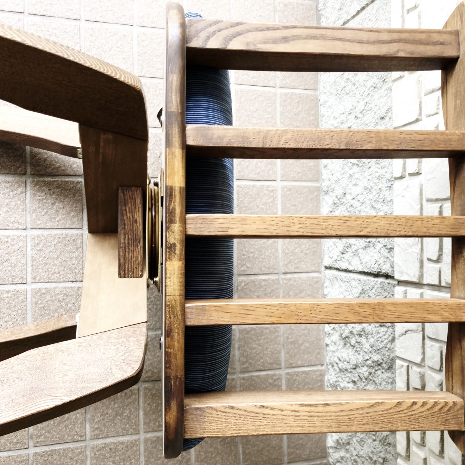 昭和レトロ 古い木製回転椅子 古家具 イス ビンテージ ドクターチェア 洋館古民家カフェ