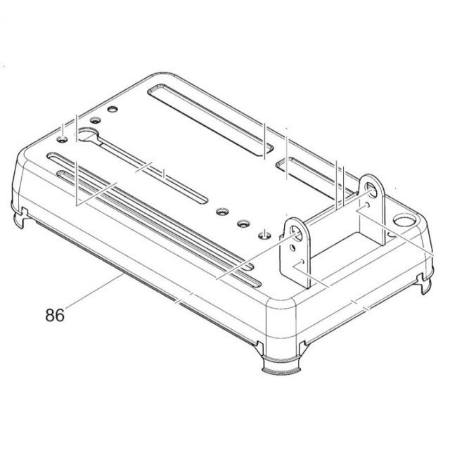 マキタ makita 355mm 充電式 切断機 LW141DZ 用 ベース 161403-4 部品 修理 パーツ 切断 建設 鉄工所 鉄筋