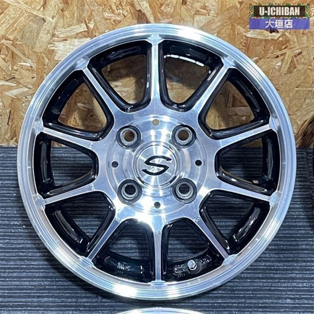 エッセ ワゴンR タント ムーヴ N-BOX ライフ等 S 13インチ 4J 43 4H 100 4本セット _▽002