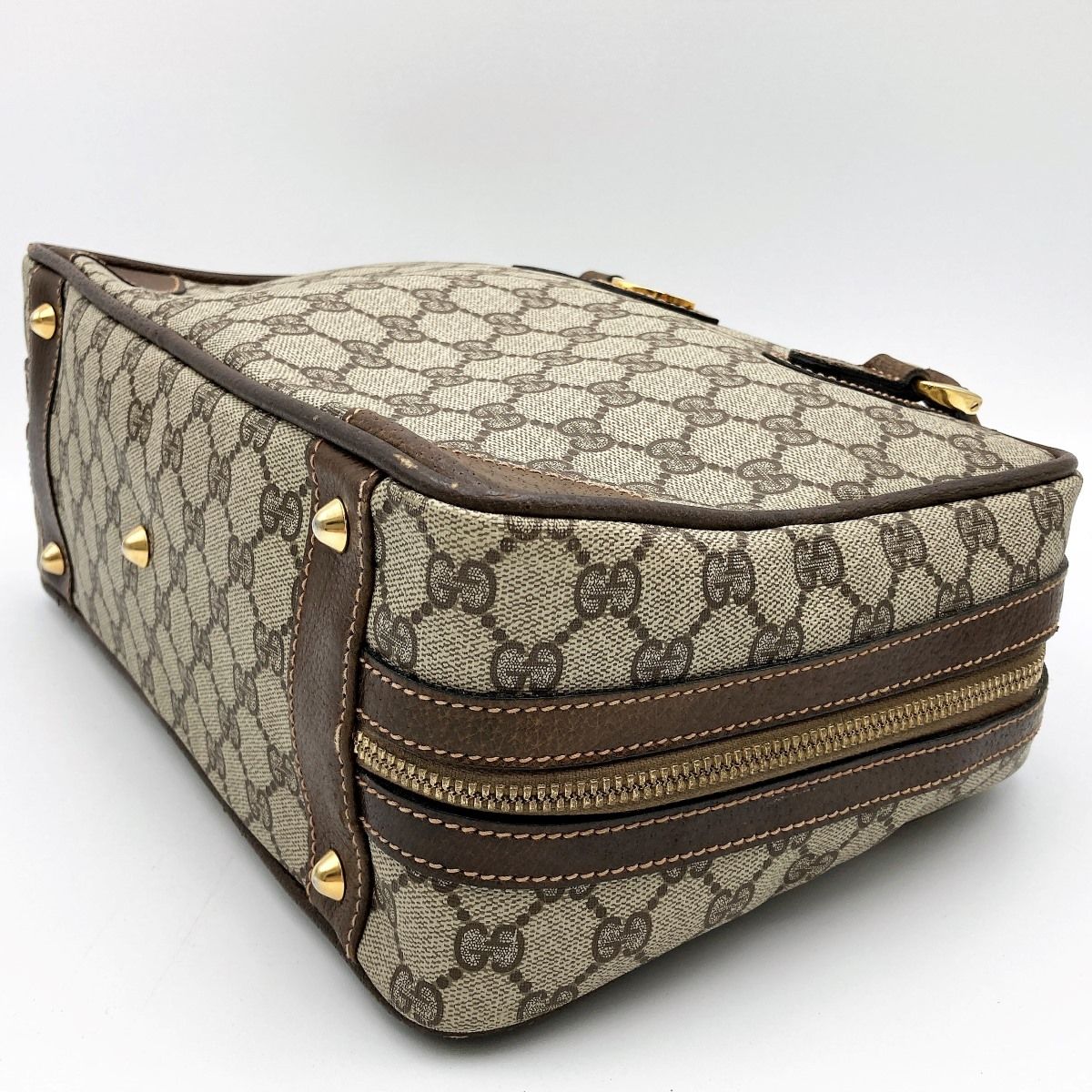 GUCCI グッチ オールドグッチ GG柄 ボストンバッグ ハンドバッグ