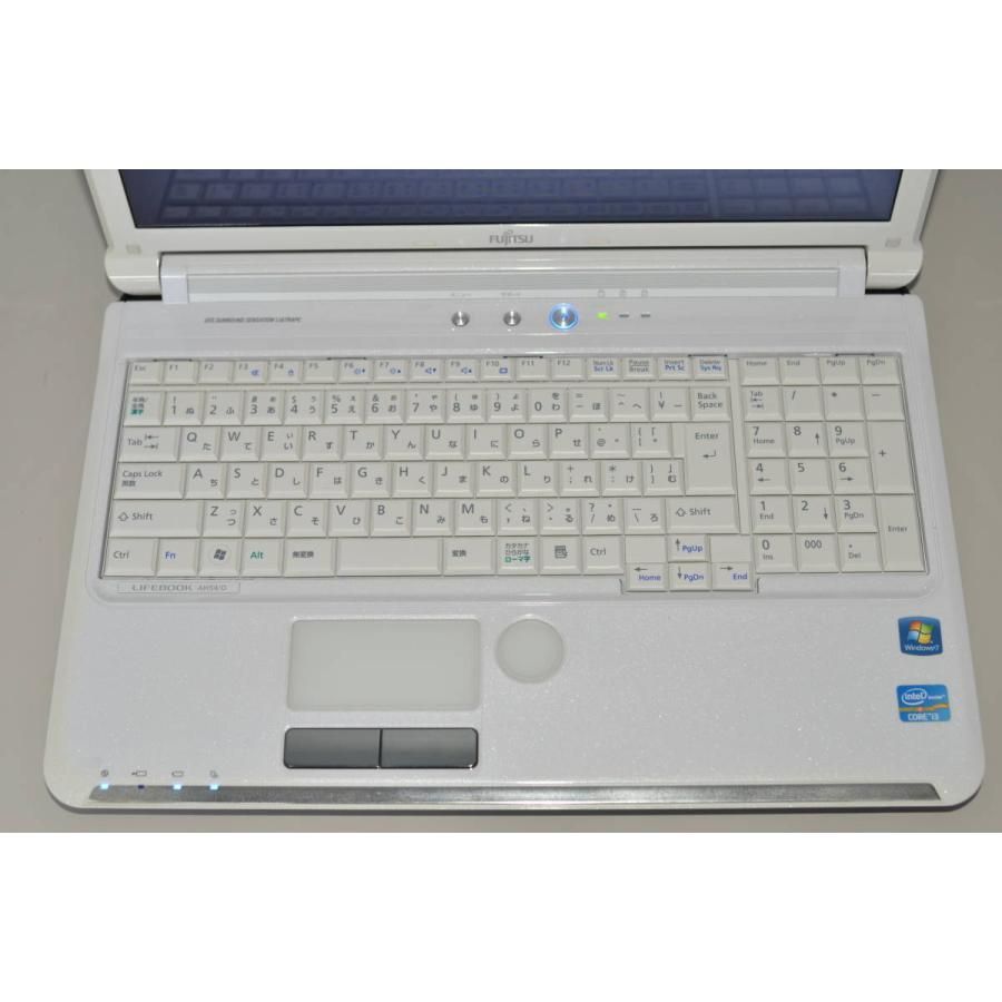中古良品ノートパソコン 富士通 AH54/D Windows11+office 第二世代i3/15.6インチ/無線内蔵/メモリー8GB/HDD640GB/WEBカメラ/DVDマルチ搭載 中古良品ノートパソコン Windows11+office 富士通 AH54/D 高性能 第二