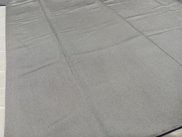 平和屋着物○江戸小紋 万筋 白色×漆黒色 正絹 逸品 AAAZ0017zg - メルカリ