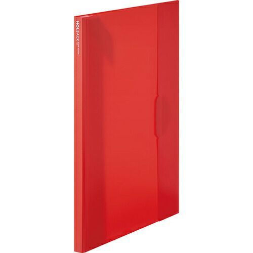 まとめ キングジム ファイル ホルサック Ｃホルダ−Ｆ 透明 アカ 12枚収納 赤 6191TWｱｶ ×15セット