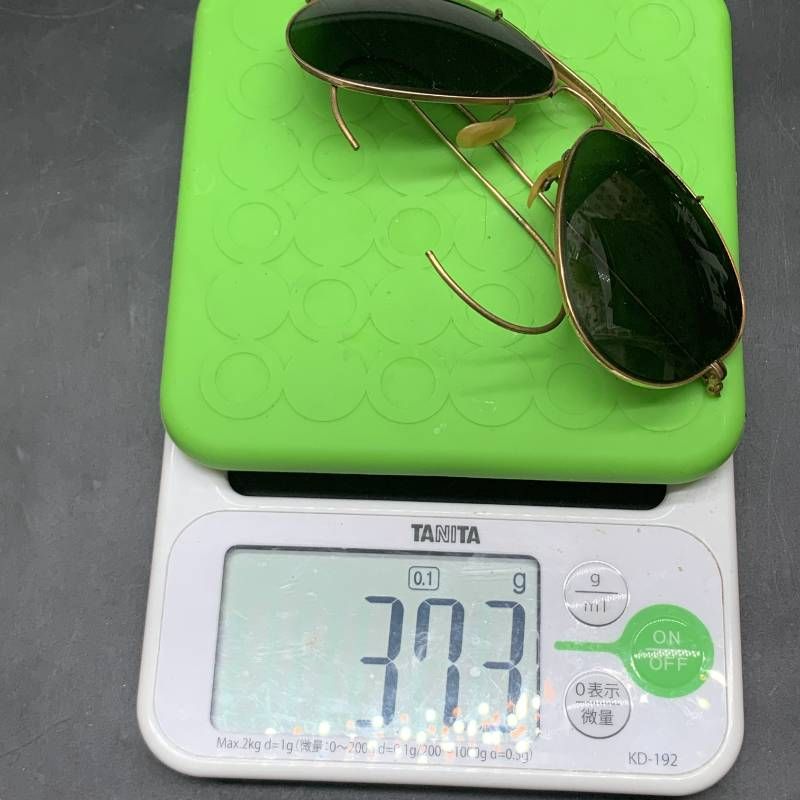 B&L Vintage Ray-Banレイバン1/30 10K GO 金張り USA ボシュロム社製