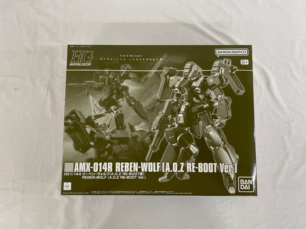 【未開封】HG 1/144 AMX-014R リーベン・ヴォルフ(A.O.Z RE-BOOT版)「A.O.Z RE-BOOT ガンダム・インレ-くろうさぎのみた夢-」 プレバン限定 Amazon | HG 1/144 リーベン・ヴォルフ(A.O.Z RE-BOOT版