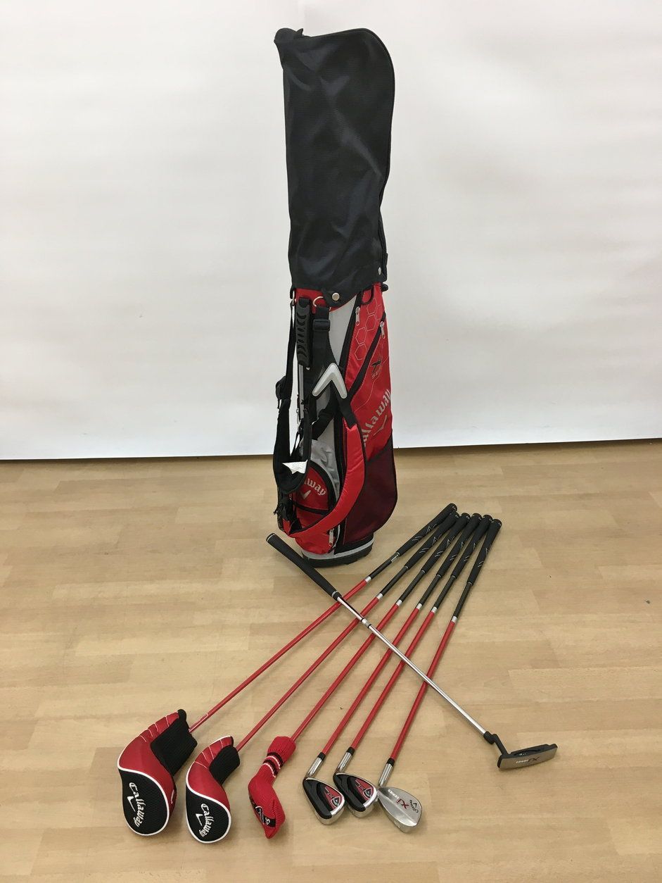 キャロウェイ　キッズ　ゴルフセット　XJシリーズ　７本　右　J-REGフレックス キャロウェイ xjシリーズ ジュニアゴルフセット 7本 9歳〜12歳程度