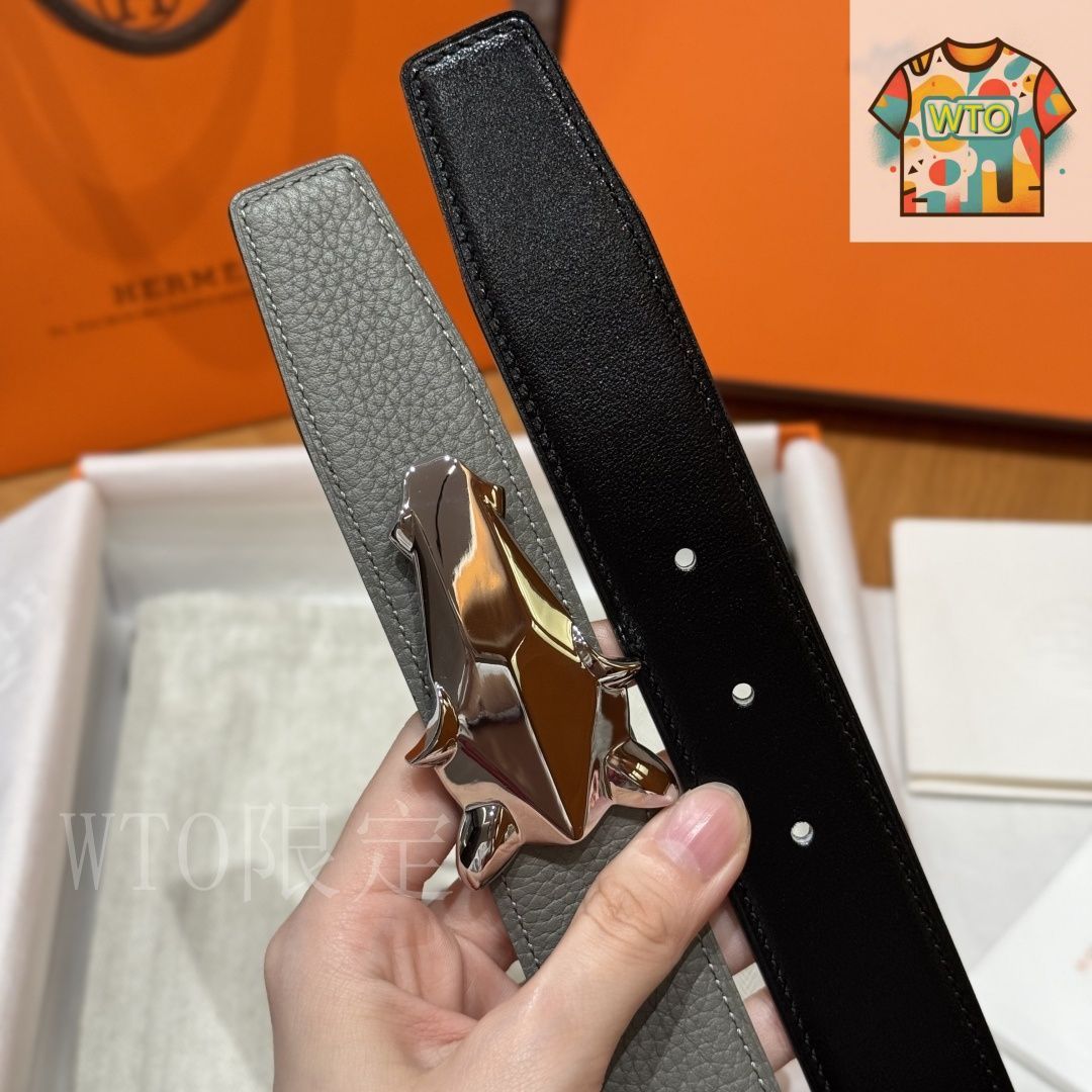 今日特価】Herm?s エルメス Yachting バックル ダブルフェイス