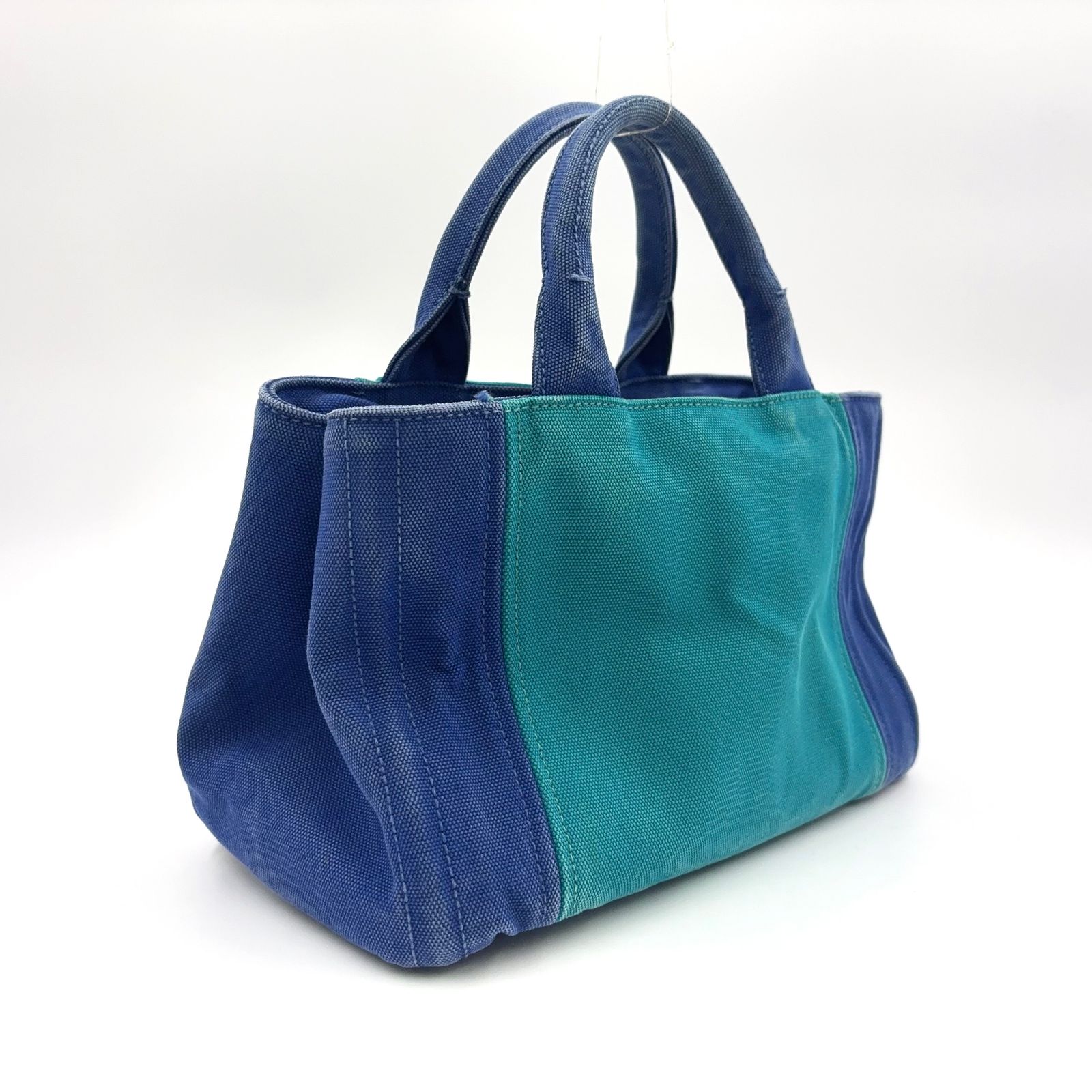 PRADA カナパ トートバッグ BN2439 プラダ カナパ ミニ トート デニム ブルー AVIO BN2439