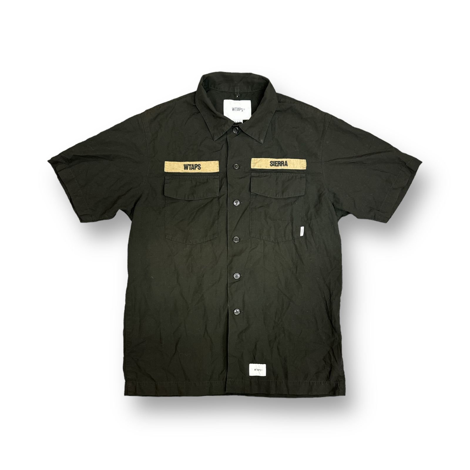 WTAPS 20SS BUDS SS SHIRT 半袖シャツ ミリタリーシャツ ダブル