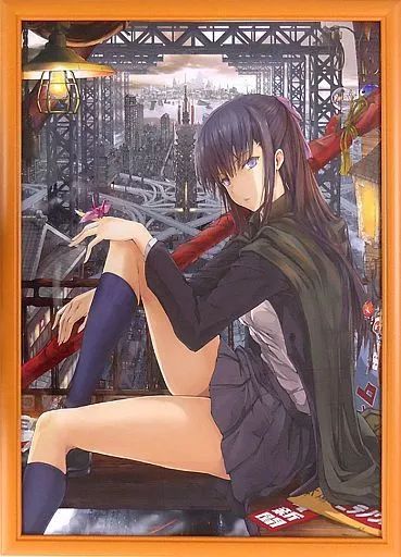 アニメムック　付属品付)鬼月あるちゅ 複製原画「ネオ日本」 (絵師100人展 03) 中古】イラストボード ≪イラスト画集≫ 付属品付)鬼月あるちゅ