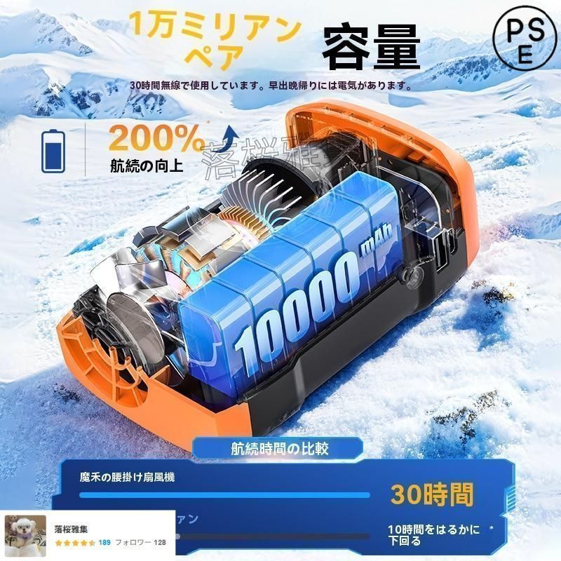 ベルトファン 腰掛けエアコン