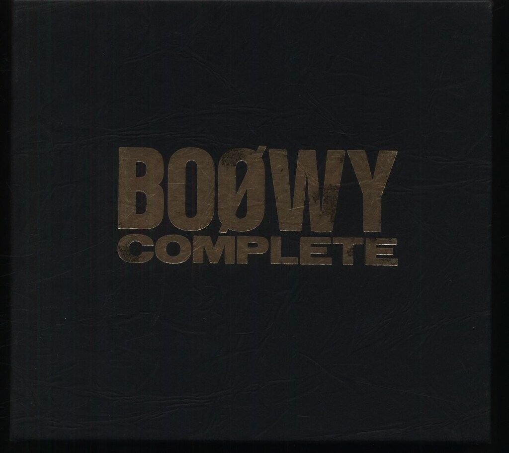 BOOWY CD3タイトル BOOWY COMPLETE 他 ボウイ