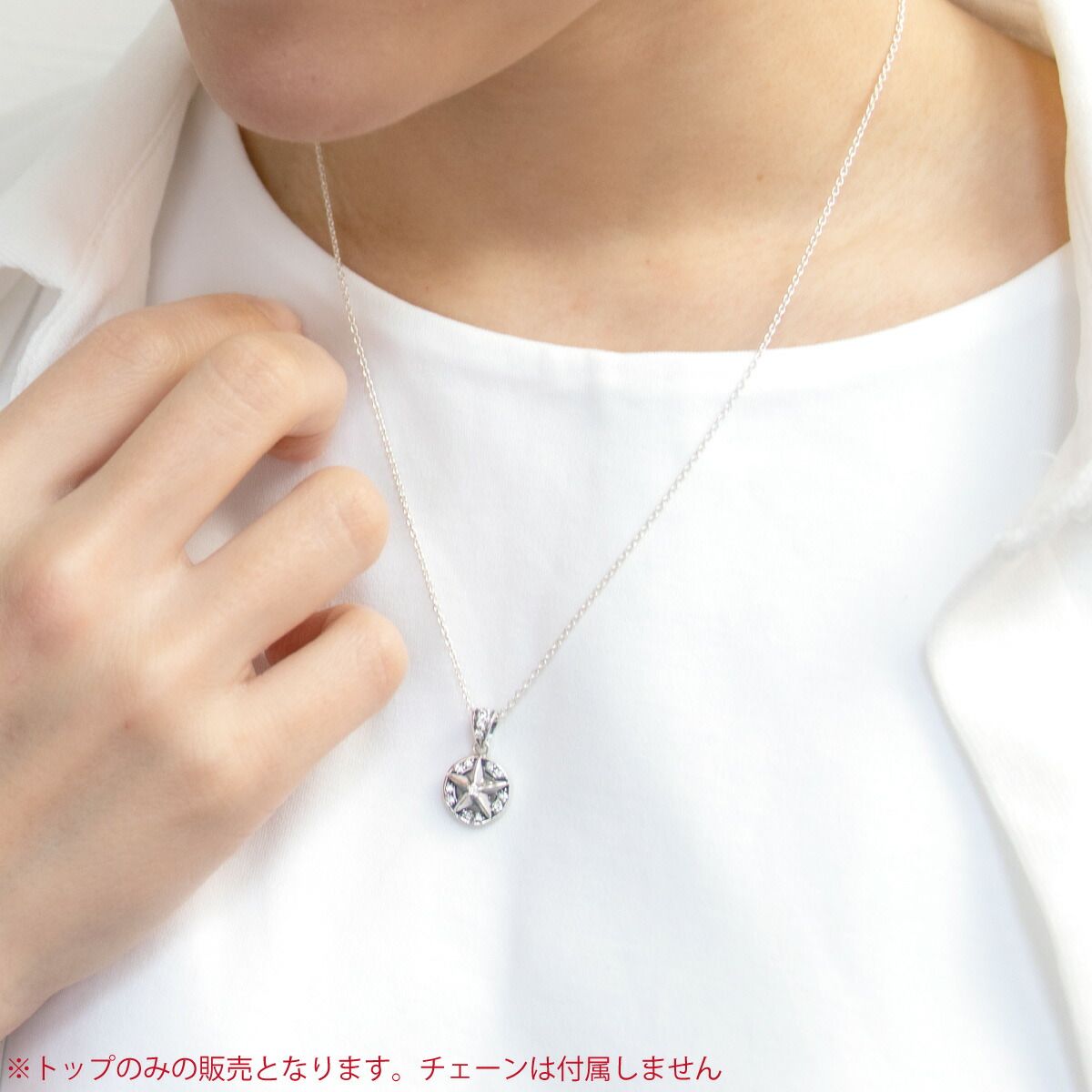 ほぼ未使用♡14k ヒトデ型ネックレストップ ペンダントトップ ネックレストップのみ メンズ レディース シルバー
