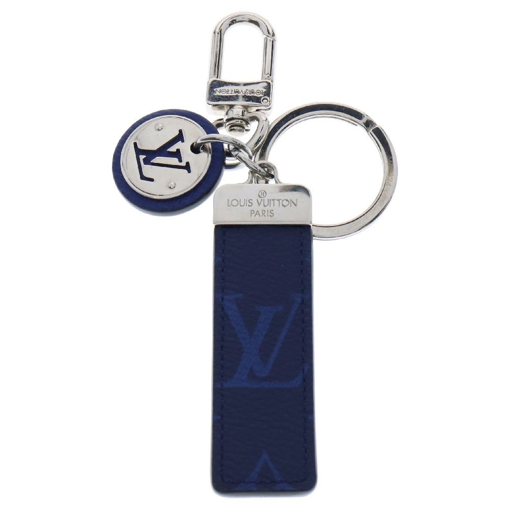 LOUIS VUITTON ルイヴィトン ポルトクレ ネオ LV クラブ キーチャーム ブルー レザー M69324