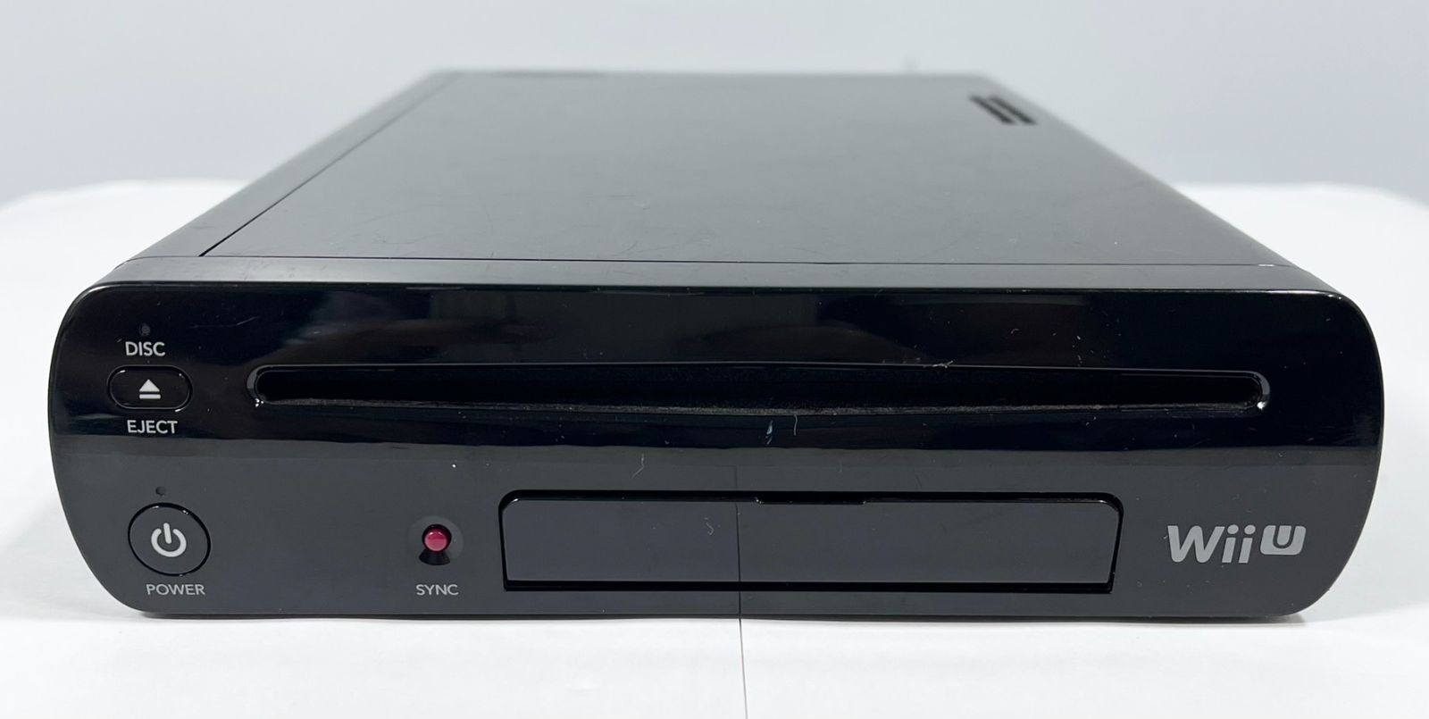 Nintendo WiiU 本体のみブラック 32GB 動作確認済み 初期化済み 清掃