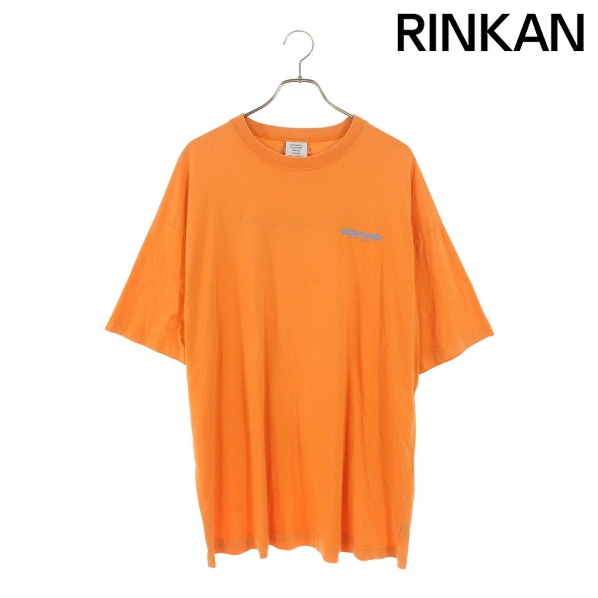 ヴェトモン WSS18TR7 ロゴプリントTシャツ レディース S