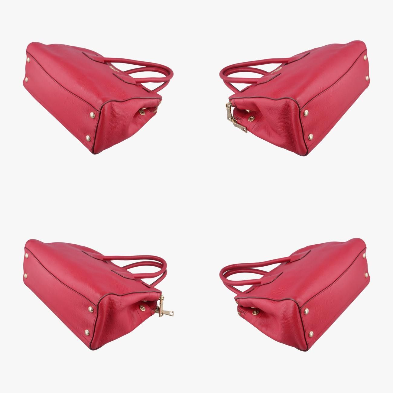 プラダPradaクイルフレーム フオコ レッドサフィアーノレザーBN256956 DECORATOM_COM_BR