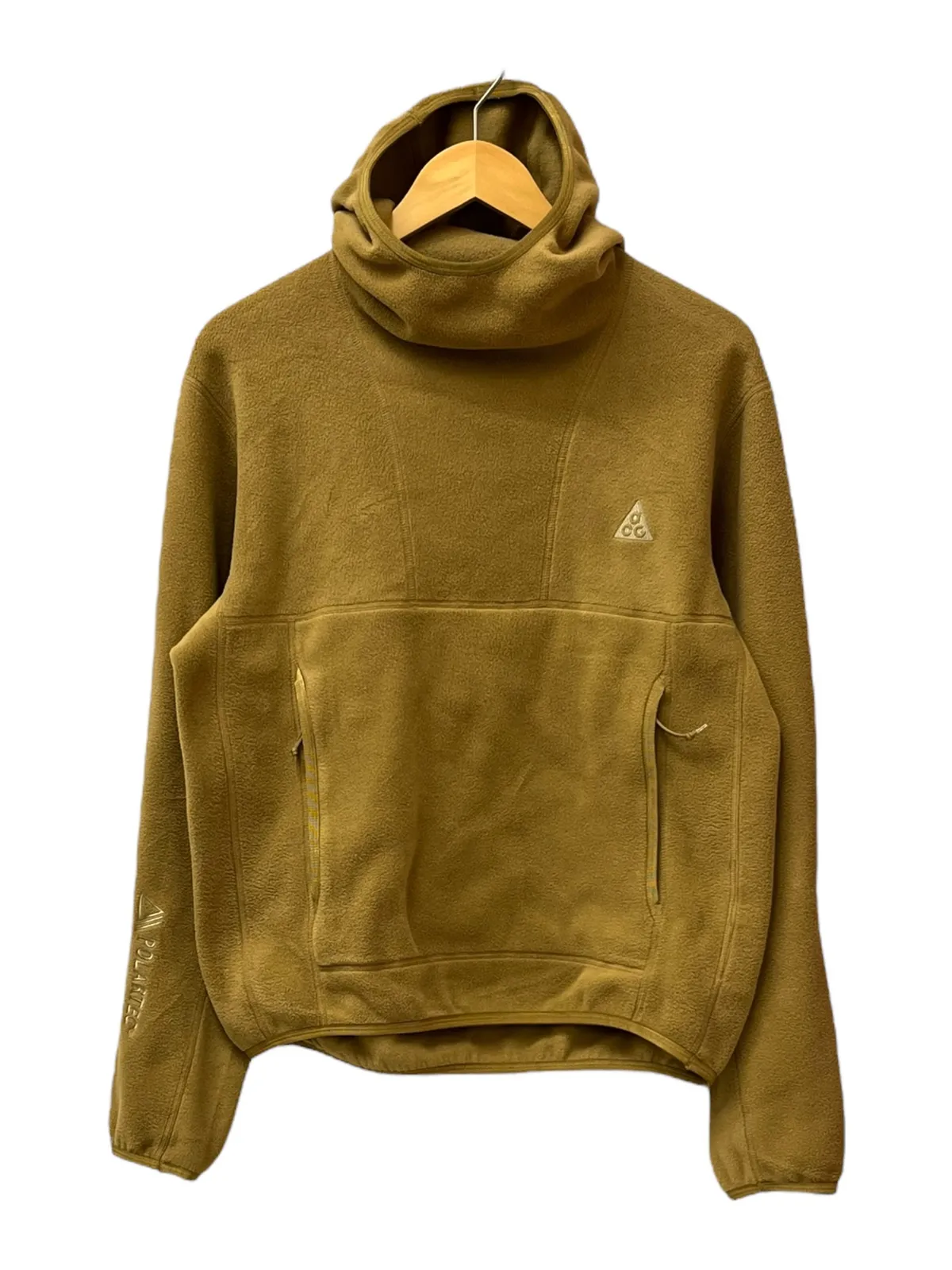 美品　ナイキAGC　ポーラテック　フリース　ワンポイント刺繍ロゴ　ベスト　XXL USA製 90年代 NIKE ACG ナイキ ワンポイントロゴ刺繍 フリース