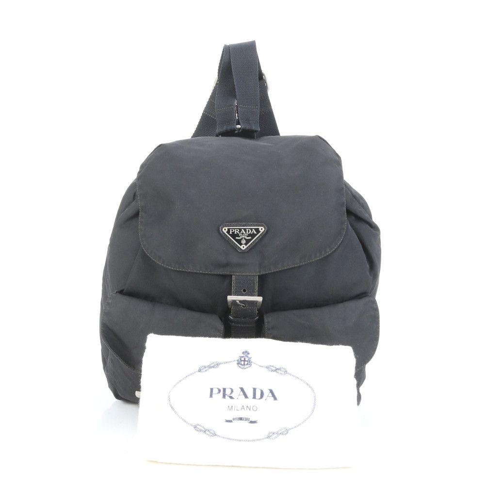 プラダ テスート ナイロン 三角ロゴ レザー リュックサック リュック