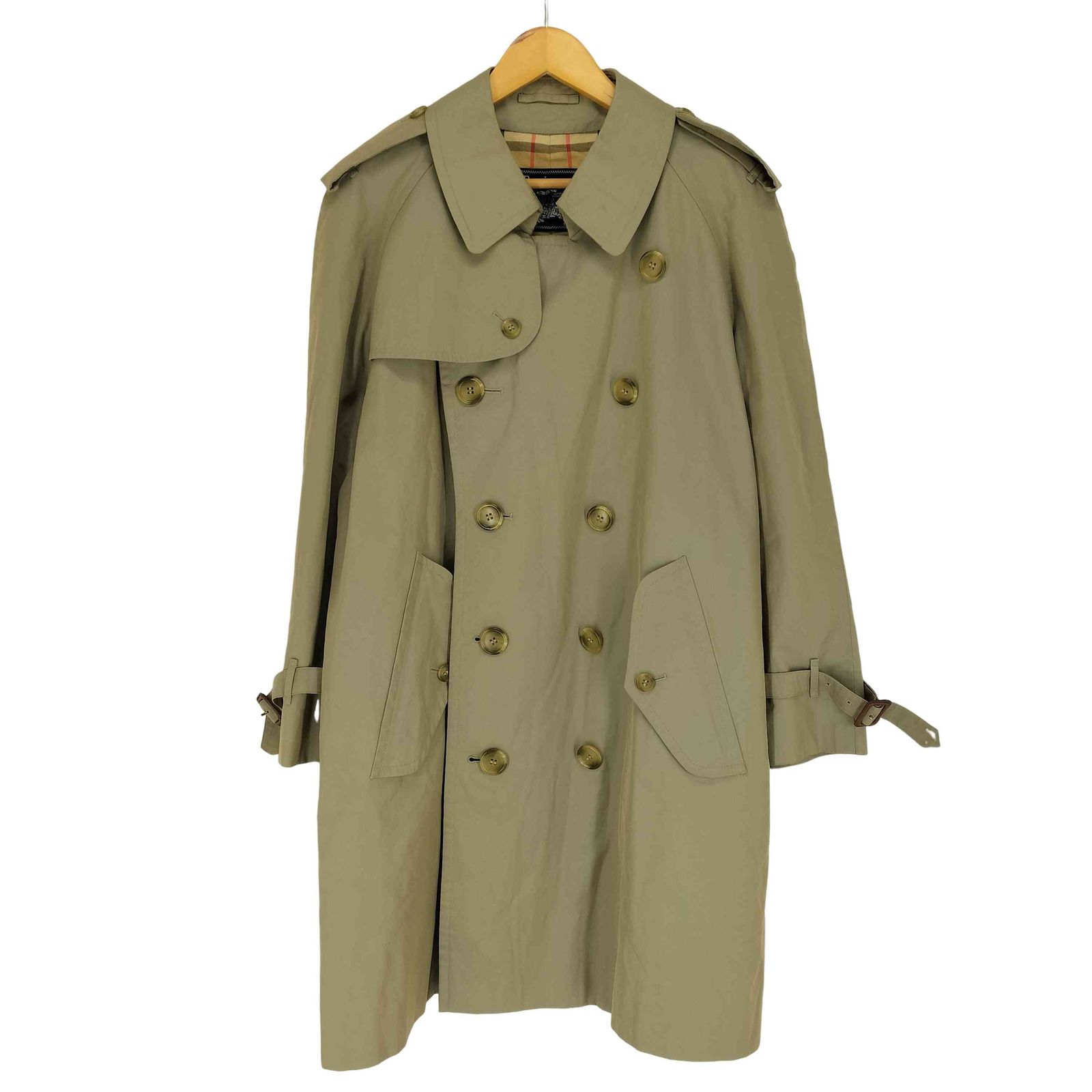 ○バーバリー BURBERRY*裏ノバチェック柄トレンチコート(9AB2) 超激得