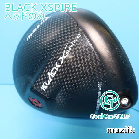ドライバー ムジーク BLACK XSPIRE/ヘッドのみ//10.5 5618